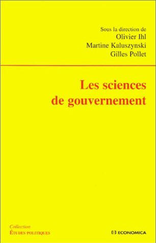 Les sciences de gouvernement